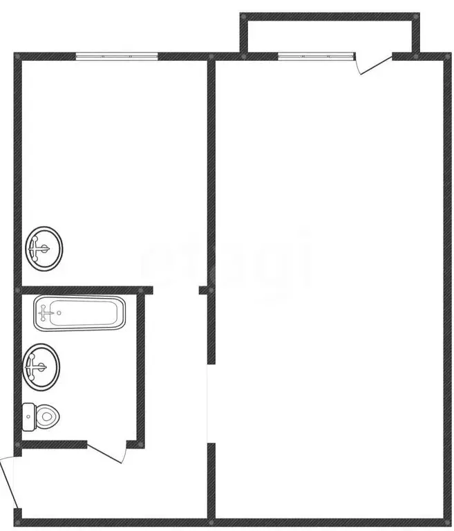 1-комнатная квартира: Ангарск, 179-й квартал, 11 (30 м) - Фото 1