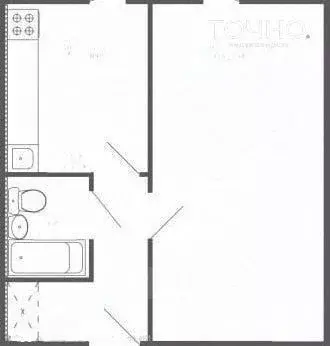 1-к кв. Пензенская область, Пенза Ладожская ул., 45 (26.0 м) - Фото 1