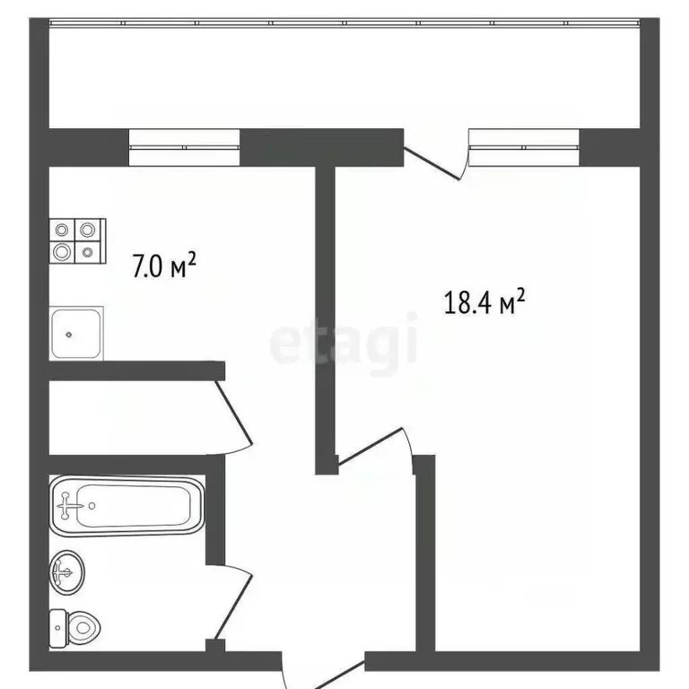 1-к кв. Московская область, Мытищи проезд 2-й Щелковский, 9к2 (33.6 м) - Фото 2