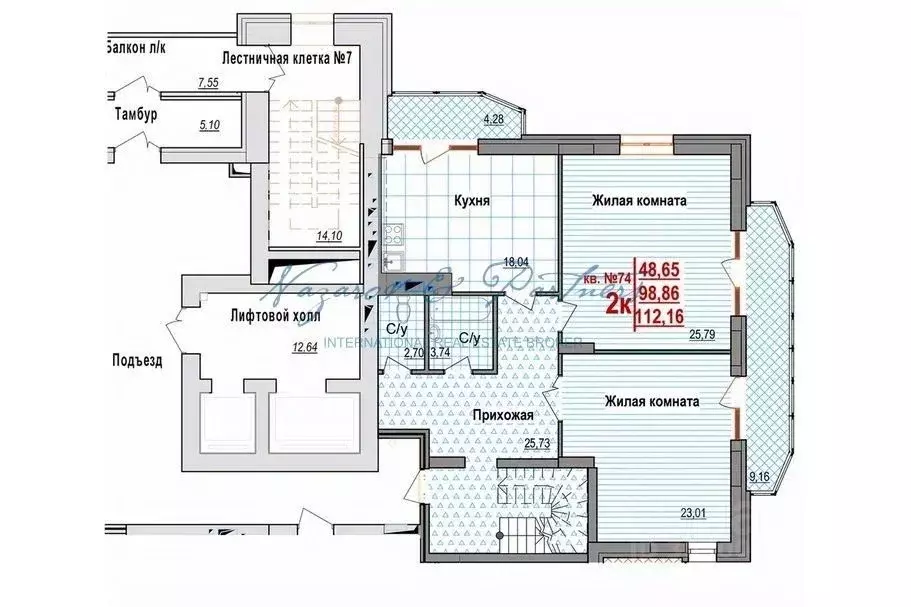 2-к кв. Новосибирская область, Новосибирск ул. Фрунзе, 71/1 (106.0 м) - Фото 1