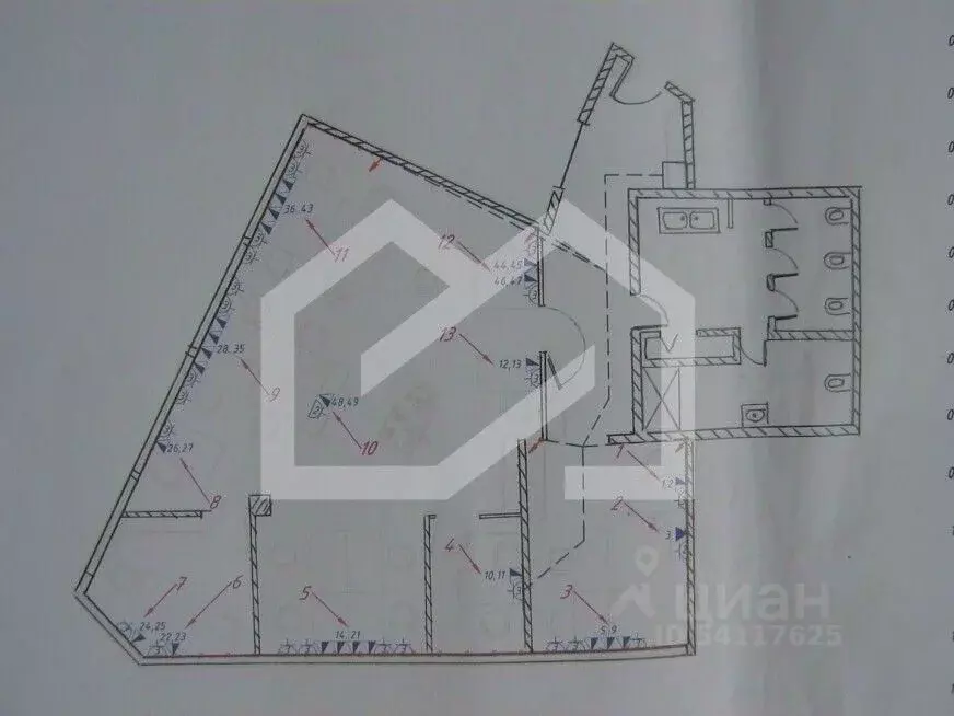 Помещение свободного назначения в Москва Тургеневская пл., 2 (190 м) - Фото 2