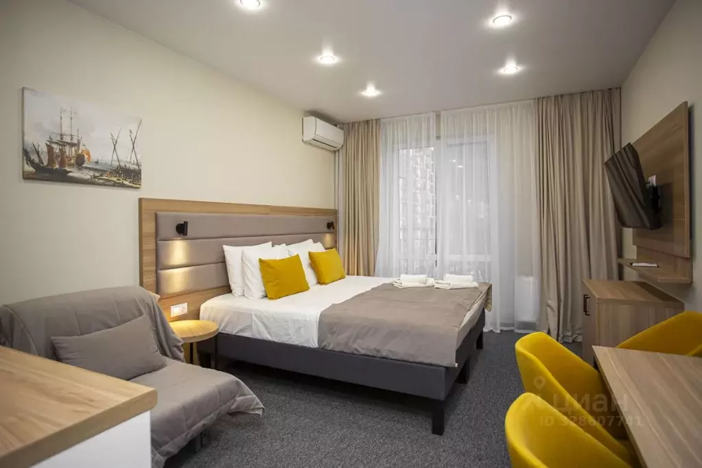 Студия Краснодарский край, Сочи ул. Искры, 88к3 (28.0 м) - Фото 2