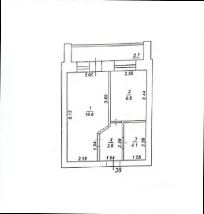 1-к кв. Кировская область, Киров Солнечная ул., 35а (33.4 м) - Фото 1