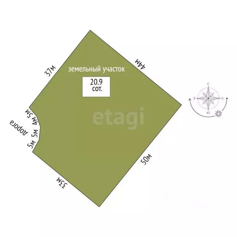 Участок в Тюменская область, Тюменский район, Новокаменский кп  (20.9 ... - Фото 2