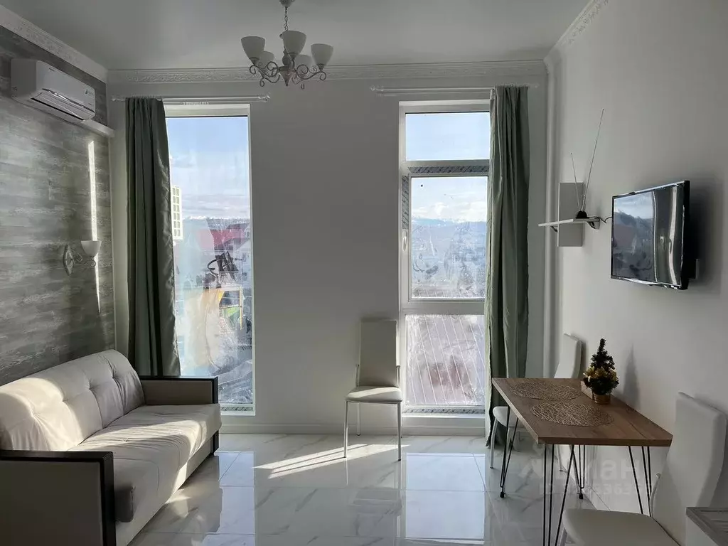 Студия Краснодарский край, Сочи Пятигорская ул., 72А (30.0 м) - Фото 2