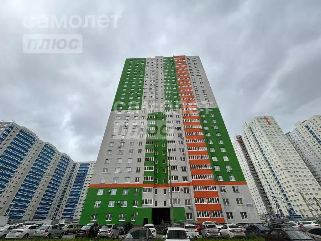 1-к кв. Башкортостан, Уфа ул. Летчика Кобелева, 3/1 (35.0 м) - Фото 1