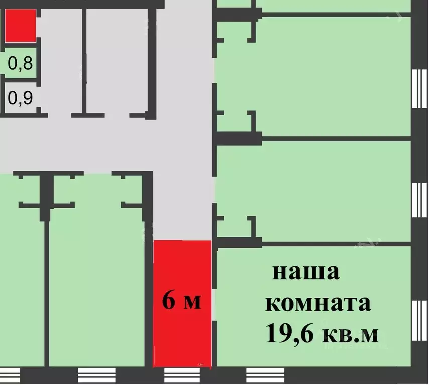 Комната Нижегородская область, Нижний Новгород Московское ш., 199 ... - Фото 1