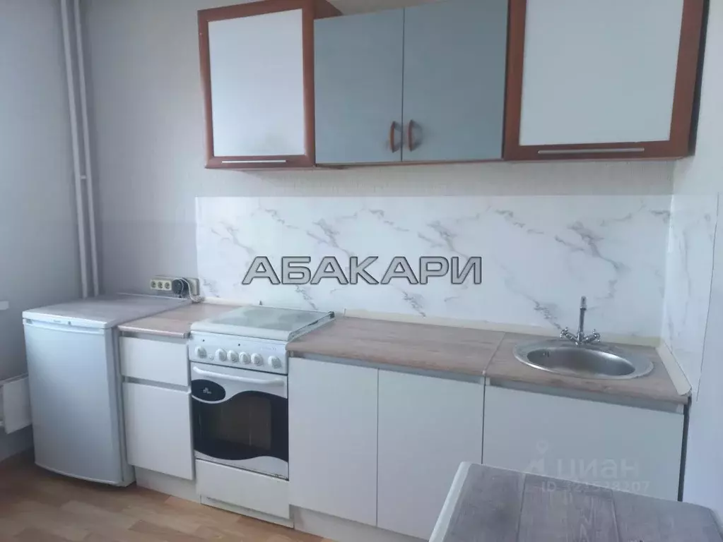 1-к кв. Красноярский край, Красноярск Взлетка мкр, ул. Батурина, 19 ... - Фото 1