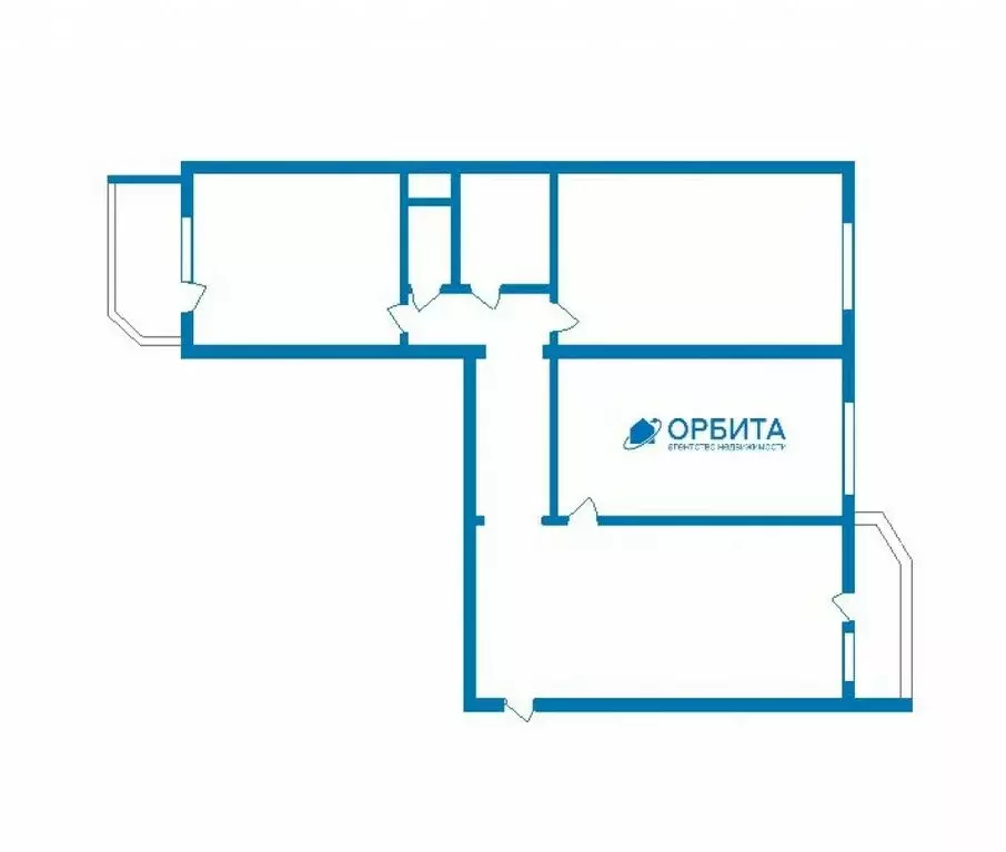 2-комнатная квартира: деревня Дударева, улица Созидателей, 1 (89.7 м) - Фото 1