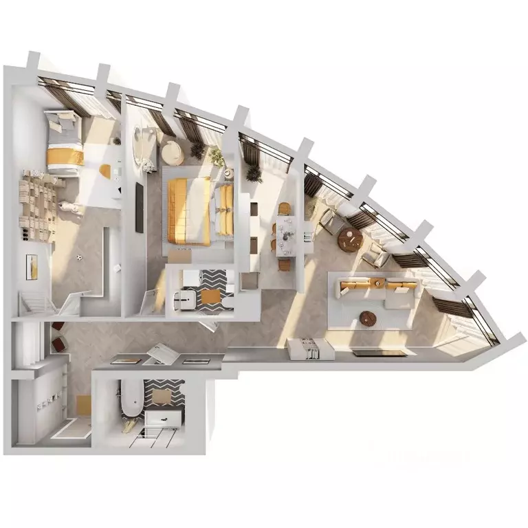 3-к кв. Иркутская область, Иркутск Октябрьский округ, Звезды жилой ... - Фото 1