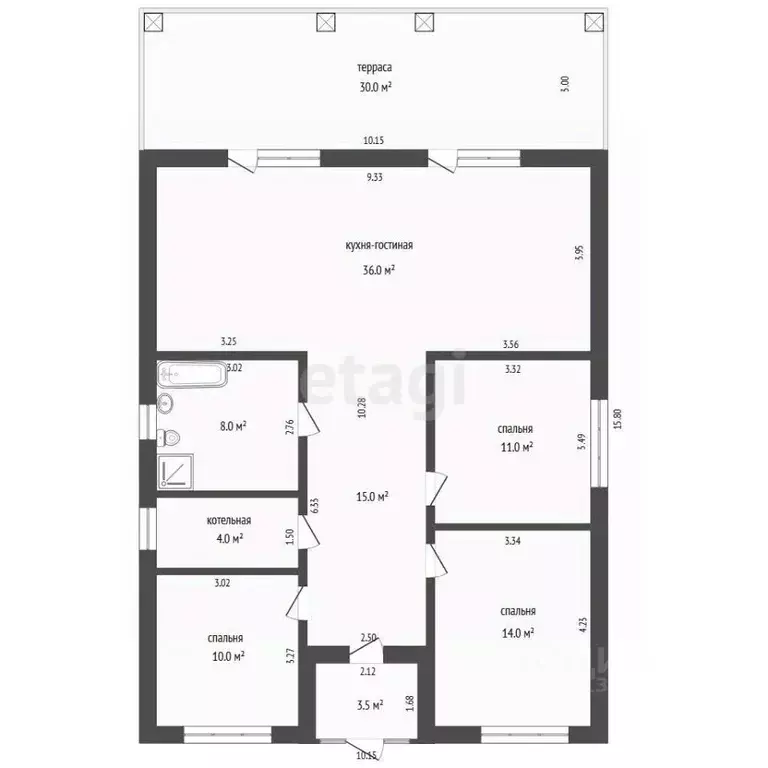 Дом в Тюменская область, Тюмень Царево СНТ,  (140 м) - Фото 2
