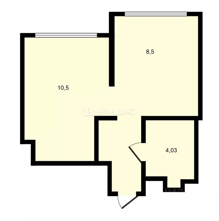 1-к кв. Санкт-Петербург ул. Грибалевой, 9к1 (32.8 м) - Фото 1