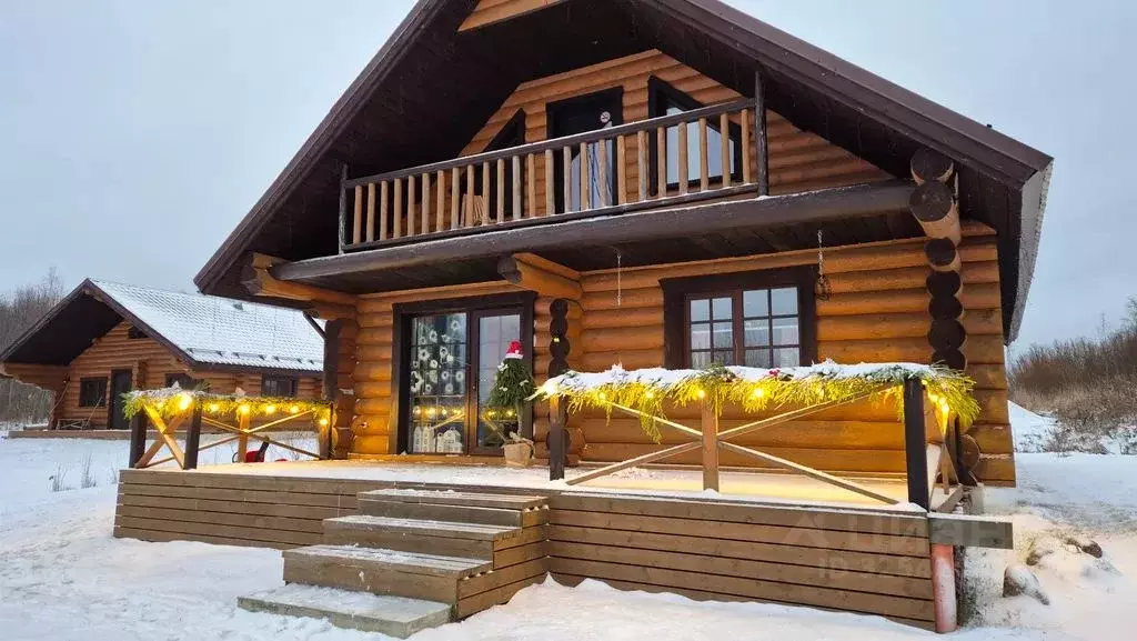 Дом в Карелия, Пряжинский район, с. Крошнозеро ул. Советская, 6Б (160 ... - Фото 1