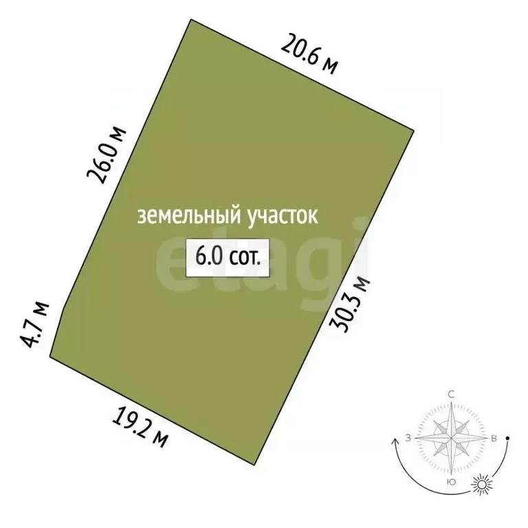 Участок в Ставропольский край, Пятигорск  (5.99 сот.) - Фото 2