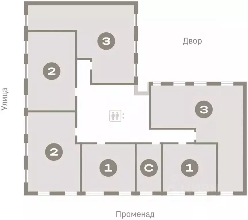 3-к кв. Омская область, Омск  (84.37 м) - Фото 1