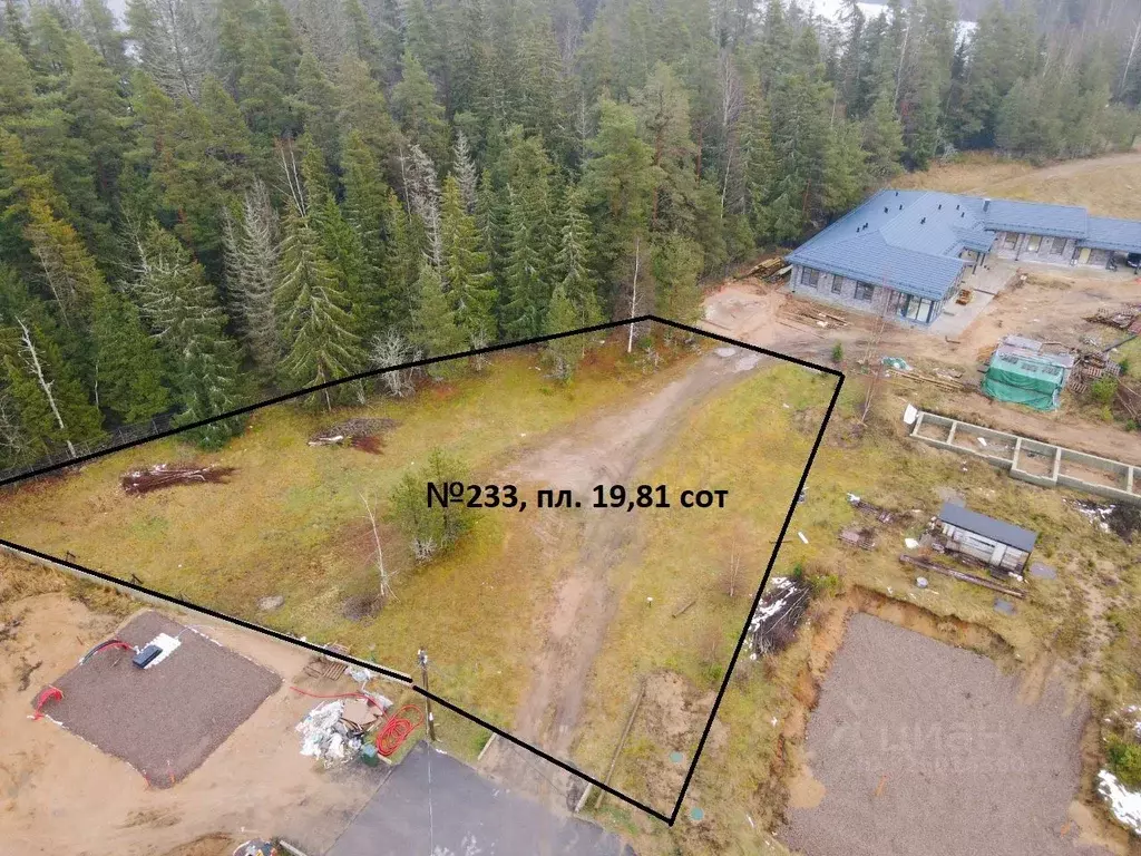 Участок в Ленинградская область, Выборгский район, Первомайское с/пос  ... - Фото 1