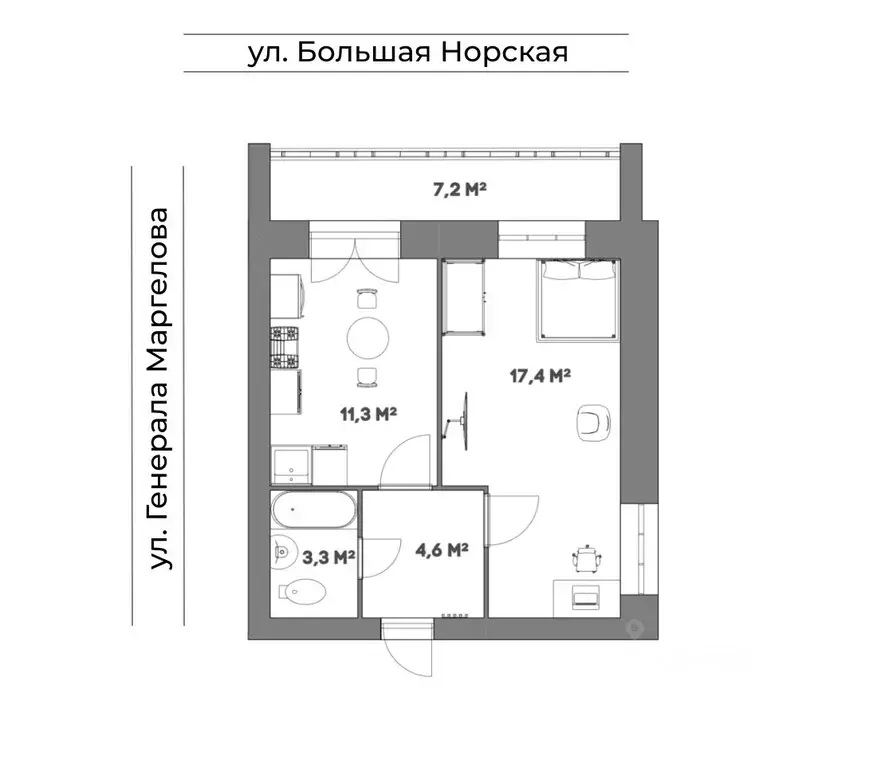 1-к кв. Ярославская область, Ярославль Северный жилрайон, 15-й мкр, ... - Фото 0