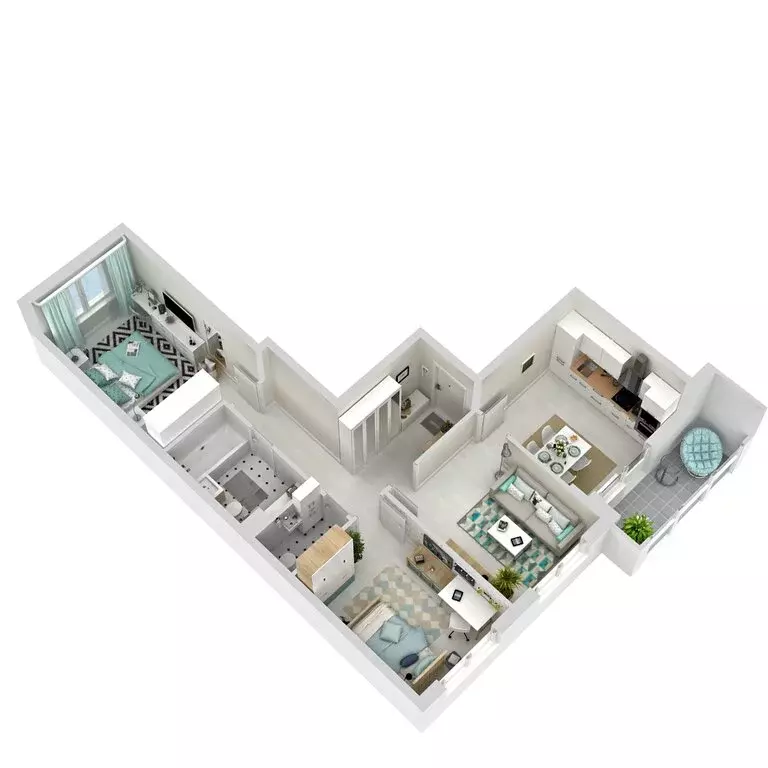 3-комнатная квартира: Ижевск, Воткинское шоссе, 83к2 (63 м) - Фото 2