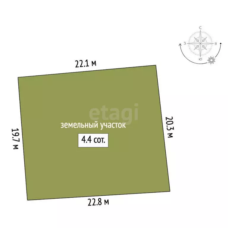 Участок в Миасс, Набережная улица (4.36 м) - Фото 1