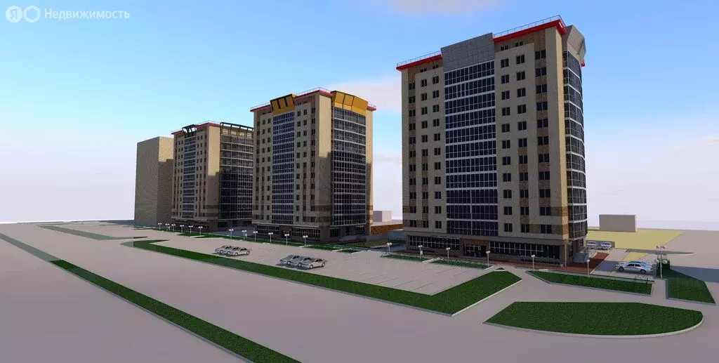 2-комнатная квартира: Абакан, ЖК Некрасов Дом 2 (69 м) - Фото 1