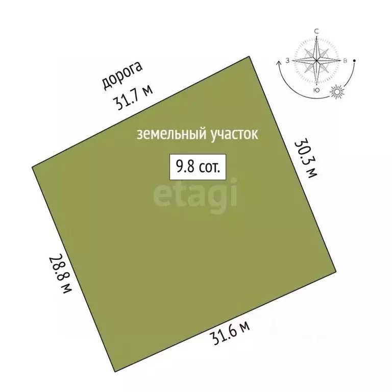 Участок в Ростовская область, Аксайский район, Большелогское с/пос, ... - Фото 1