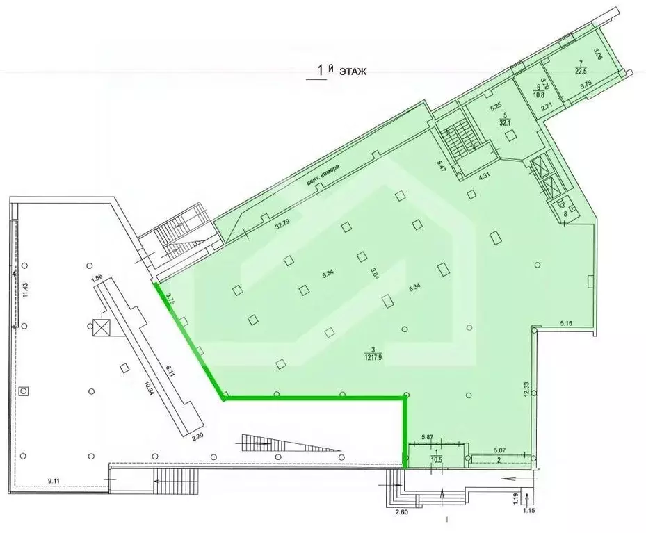 Торговая площадь в Москва ул. Новый Арбат, 11С1 (650 м) - Фото 1