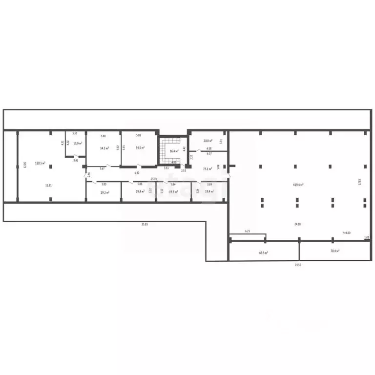 Склад в Башкортостан, Стерлитамак ул. Гоголя, 122 (809 м) - Фото 2