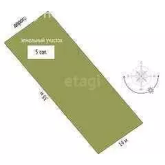 Участок в Тюменская область, Ишимский муниципальный округ, садовое ... - Фото 1