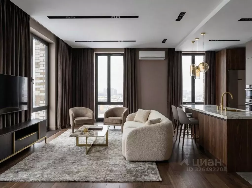 3-к кв. Москва Ходынская ул., 2 (91.0 м) - Фото 1