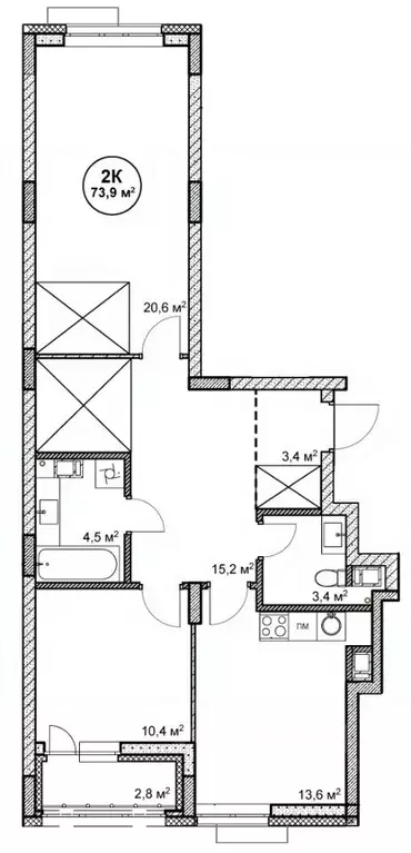 2-к кв. Нижегородская область, Нижний Новгород пос. Cовхоза Цветы,  ... - Фото 1