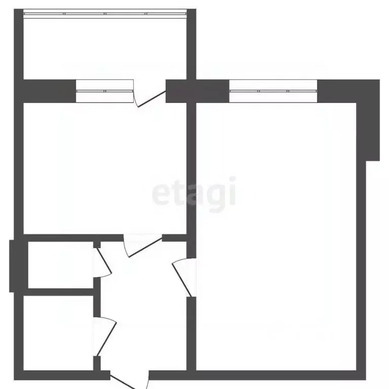 1-к кв. Липецкая область, Липецк ул. Бунина, 22 (36.9 м) - Фото 2