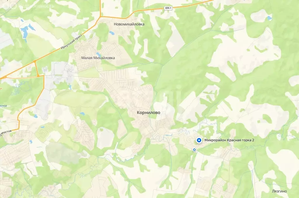 Участок в село Корнилово, микрорайон Красная горка 2, Соборная улица ... - Фото 2