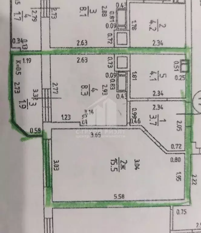 1-к кв. Калининградская область, Калининград Тихорецкая ул., 22 (33.5 ... - Фото 2