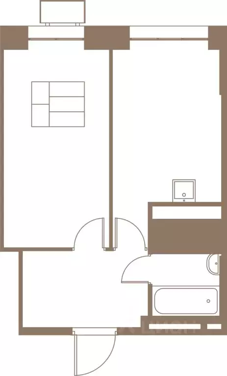 1-к кв. Московская область, Пушкино Фабрикант жилой комплекс, 1 (39.1 ... - Фото 1