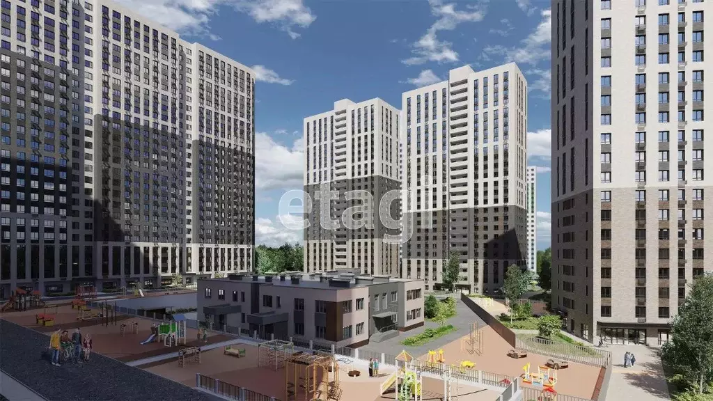 1-к кв. Татарстан, Казань ул. Братьев Батталовых, 20А (37.0 м) - Фото 1