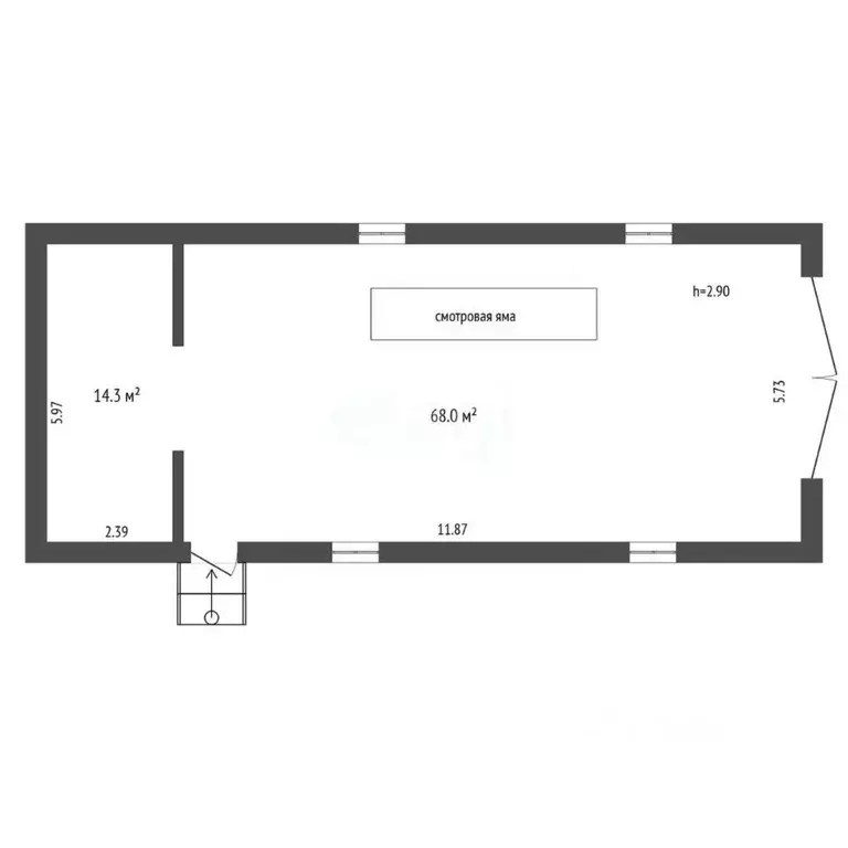 Дом в Ямало-Ненецкий АО, Новый Уренгой ул. Пограничная, 24 (68 м) - Фото 1