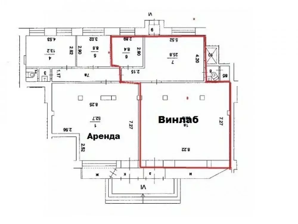 Торговая площадь в Москва 2-я Прядильная ул., 4 (92 м) - Фото 1