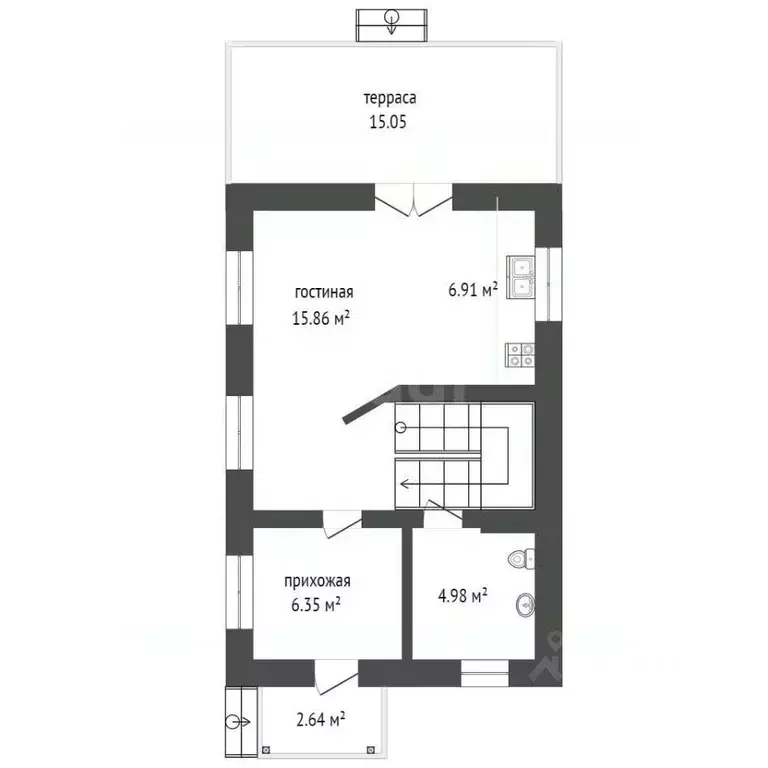 Таунхаус в Ростовская область, Мясниковский район, Красный Крым хут. ... - Фото 2