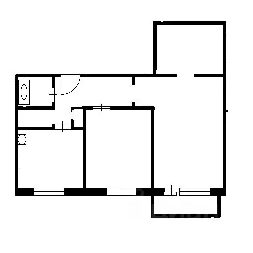 3-к кв. Башкортостан, Уфа ул. Бехтерева, 16/2 (60.1 м) - Фото 2