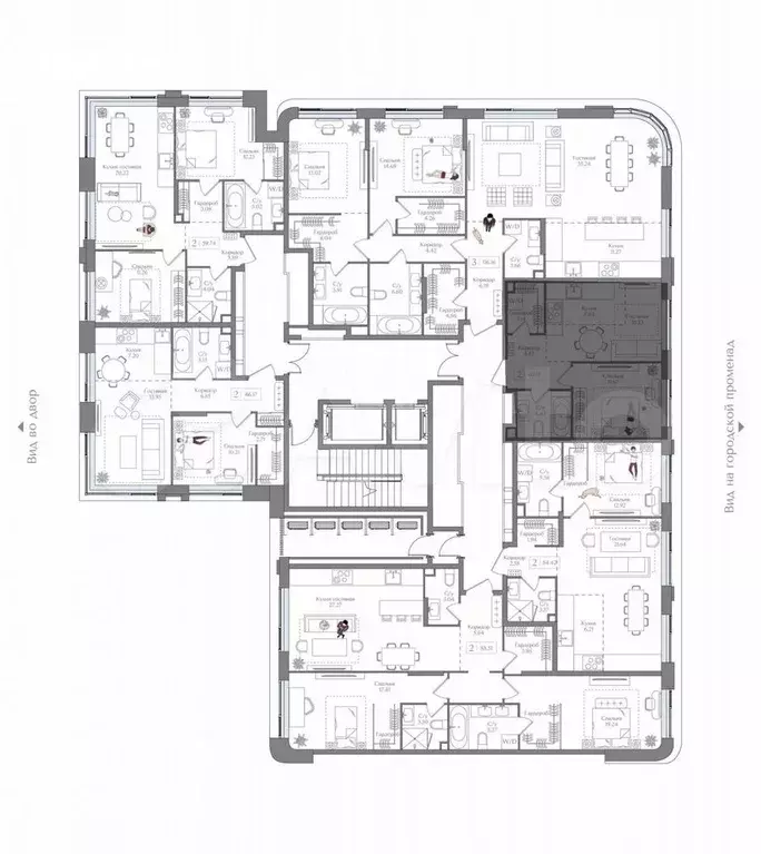 2-к. квартира, 40,2 м, 13/16 эт. - Фото 1
