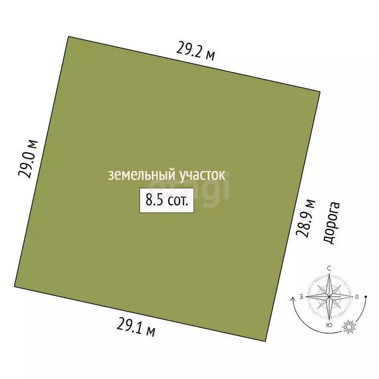 Участок в Заводоуковск, улица Адмирала Ушакова (8.5 м) - Фото 1