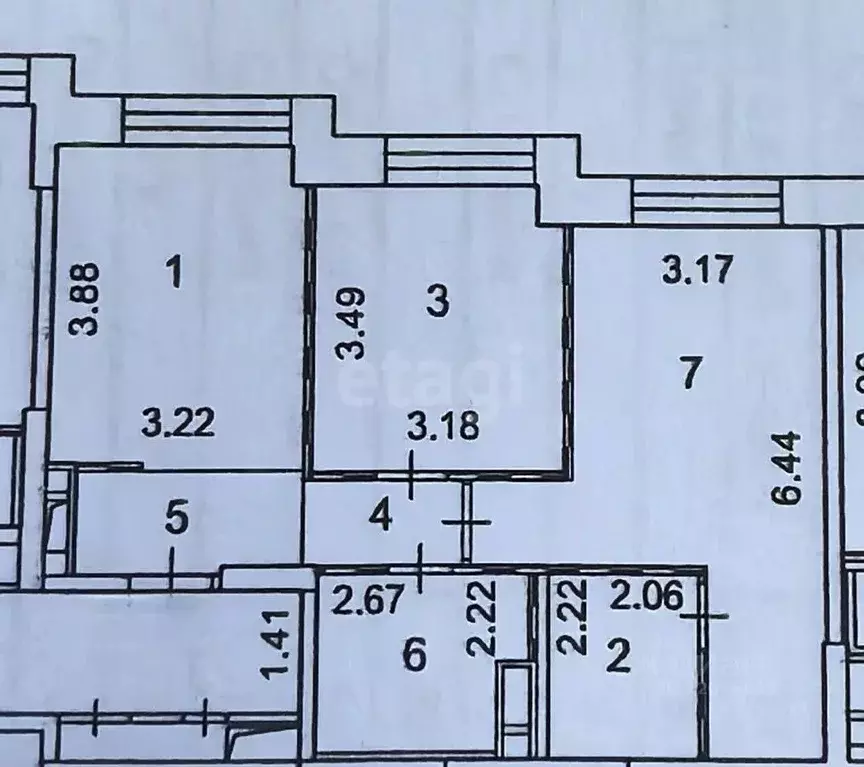2-к кв. Москва Беломорская ул., 23к5 (56.7 м) - Фото 2
