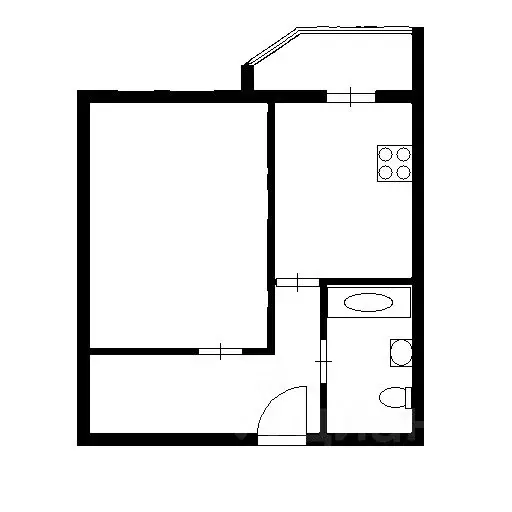 1-к кв. Свердловская область, Березовский ул. Академика Королева, 8Д ... - Фото 2