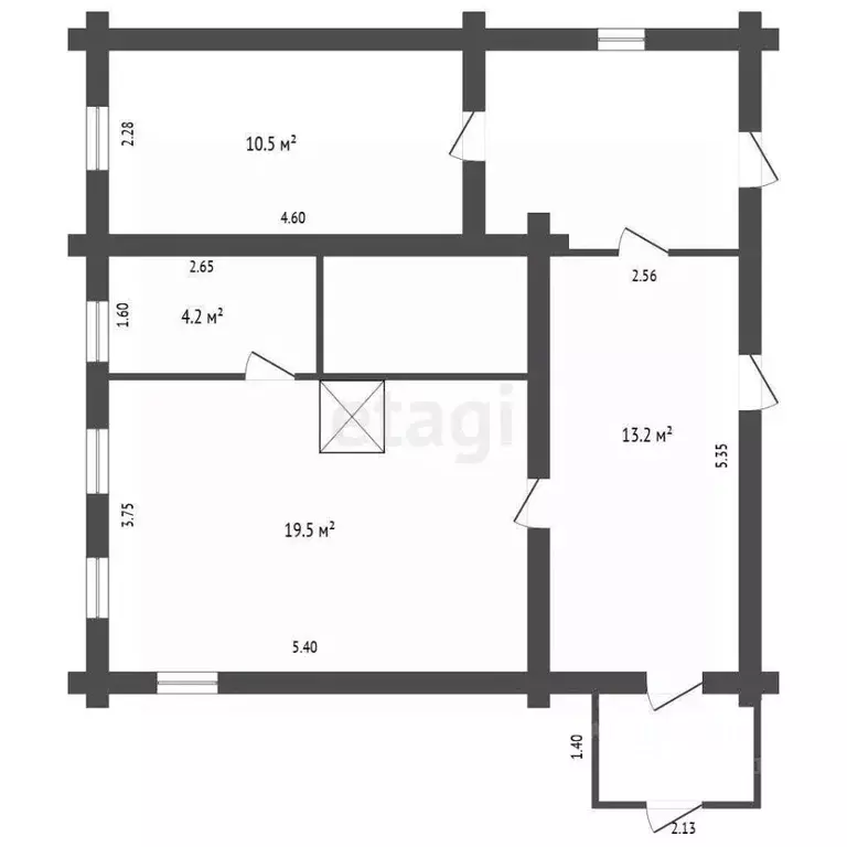 Дом в Костромская область, Костромской район, Сандогорское с/пос, д. ... - Фото 0