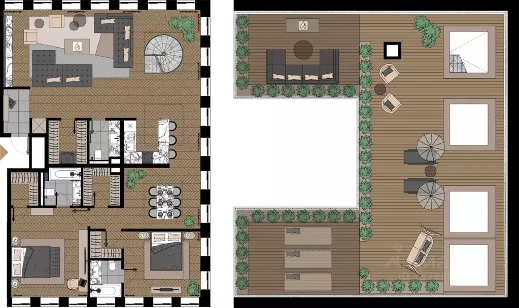 2-к кв. Москва ул. Зорге, 9Ак1 (147.8 м) - Фото 1