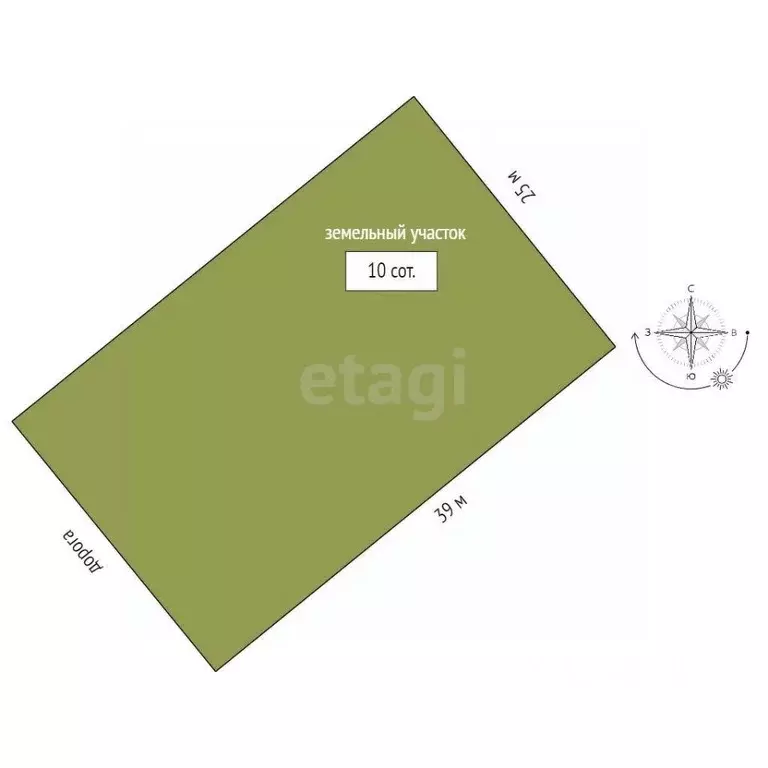 Участок в Тамбовская область, Тамбовский муниципальный округ, д. ... - Фото 2