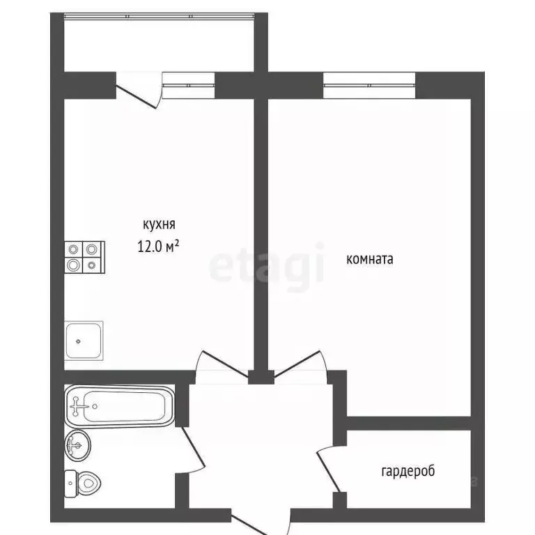 1-к кв. Владимирская область, Муром Новая Слобода мкр,  (40.0 м) - Фото 1
