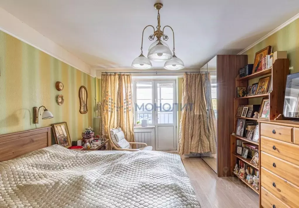 2-к кв. Нижегородская область, Нижний Новгород ул. Родионова, 197 ... - Фото 2