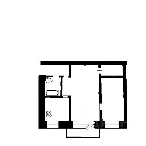 2-к кв. Московская область, Лыткарино Набережная ул., 14 (44.3 м) - Фото 1