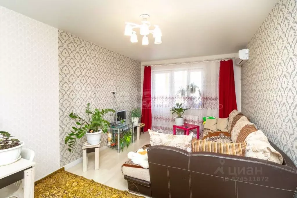 1-к кв. Тюменская область, Тюмень ул. Дружбы, 73к1 (39.2 м) - Фото 1